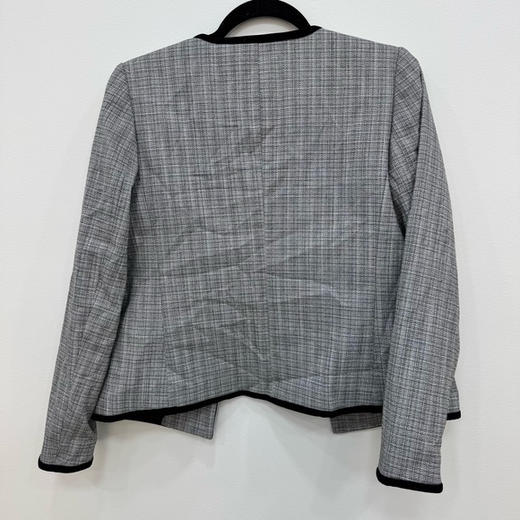 Talbots Westport Tweed Jacket Blazer Open Front Lightweight Lined with Pockets 2 - Picture 4 of 7